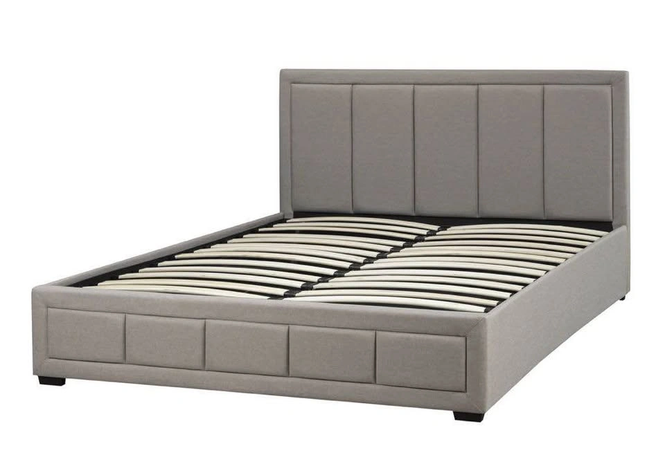 Moving sale: Beige bed with storage space - photo 2