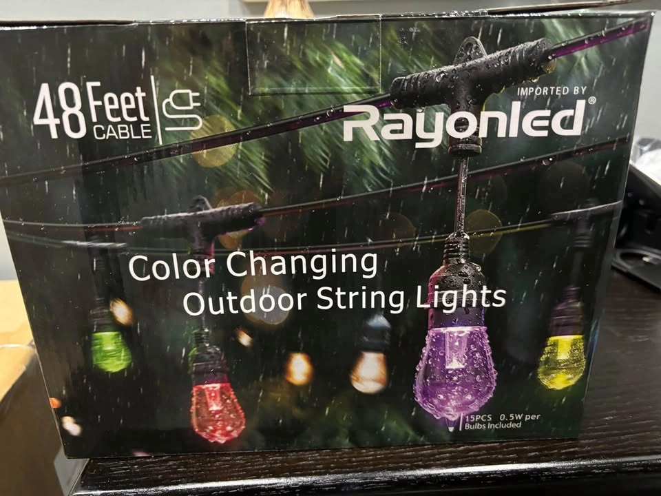 Brand New 48ft Colour Changing Weatherproof Lights - photo 3