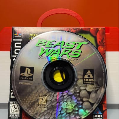 Beast Wars Transformers PS1 No Case + Manual Tested