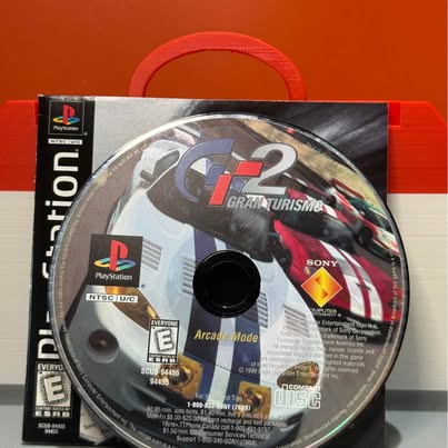 Gran Turismo 2 (PS1) Arcade Mode Disc + Manual Tested