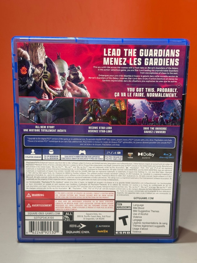 Guardians of the Galaxy — PlayStation 4 - photo 3