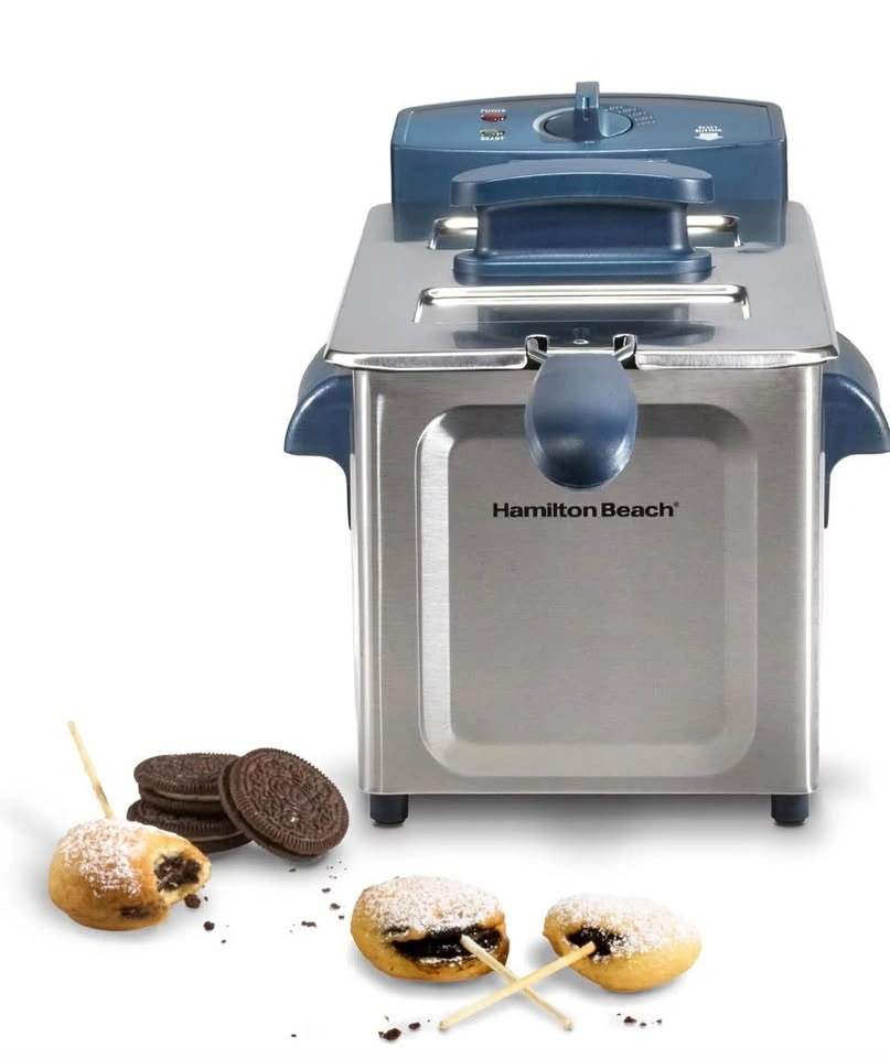 Hamilton Beach 8-Cup Deep Fryer - Blue, 1500W (Model 35031) - photo 4