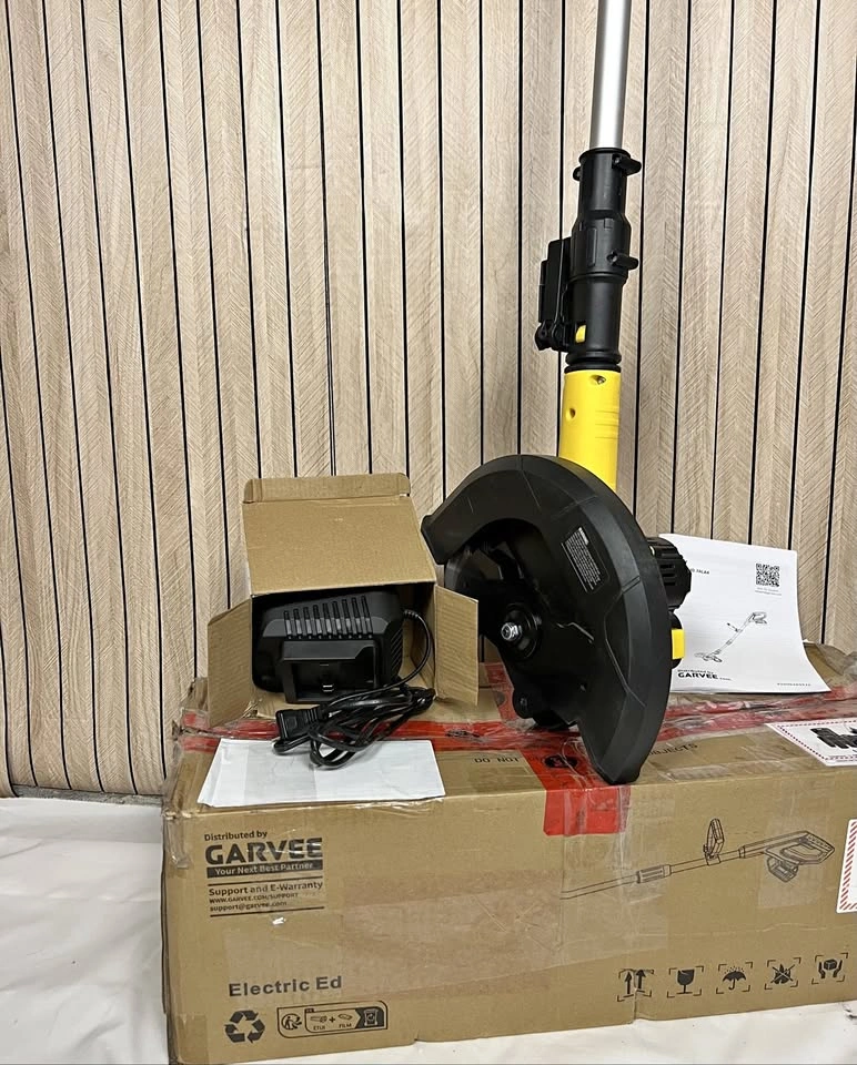 GARVEE BRUSHLESS CORDLESS LAWN EDGER - YELLOW/BLACK