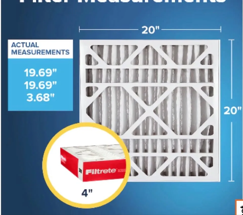 FILTRETE ULTIMATE MICRO ALLERGEN AIR FILTERS - 20" X 20" X 4" - photo 4