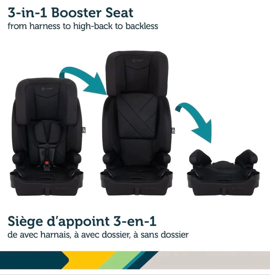 Safety 1st 3-in-1 Harness Booster Car Seat - 100lb Max - photo 2