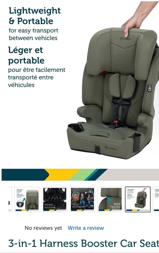 Safety 1st 3-in-1 Harness Booster Car Seat - 100lb Max - photo 4