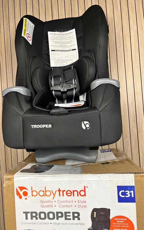 Baby Trend Trooper Convertible Car Seat - Black