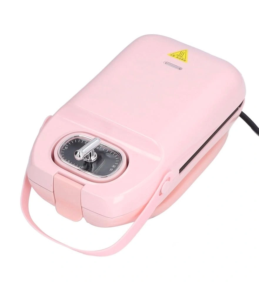 Tasty Mini Waffle & Grill Maker, Pink, 650W – Brand New - photo 2