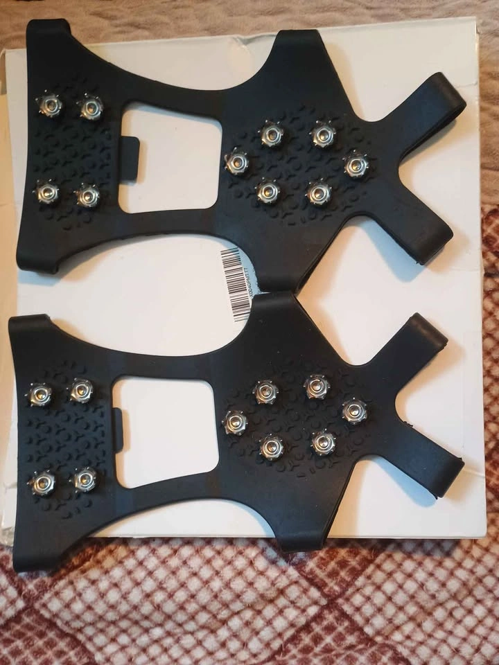 Crampons Ice Cleats Traction Snow Grips for Boots & Shoes - photo 3