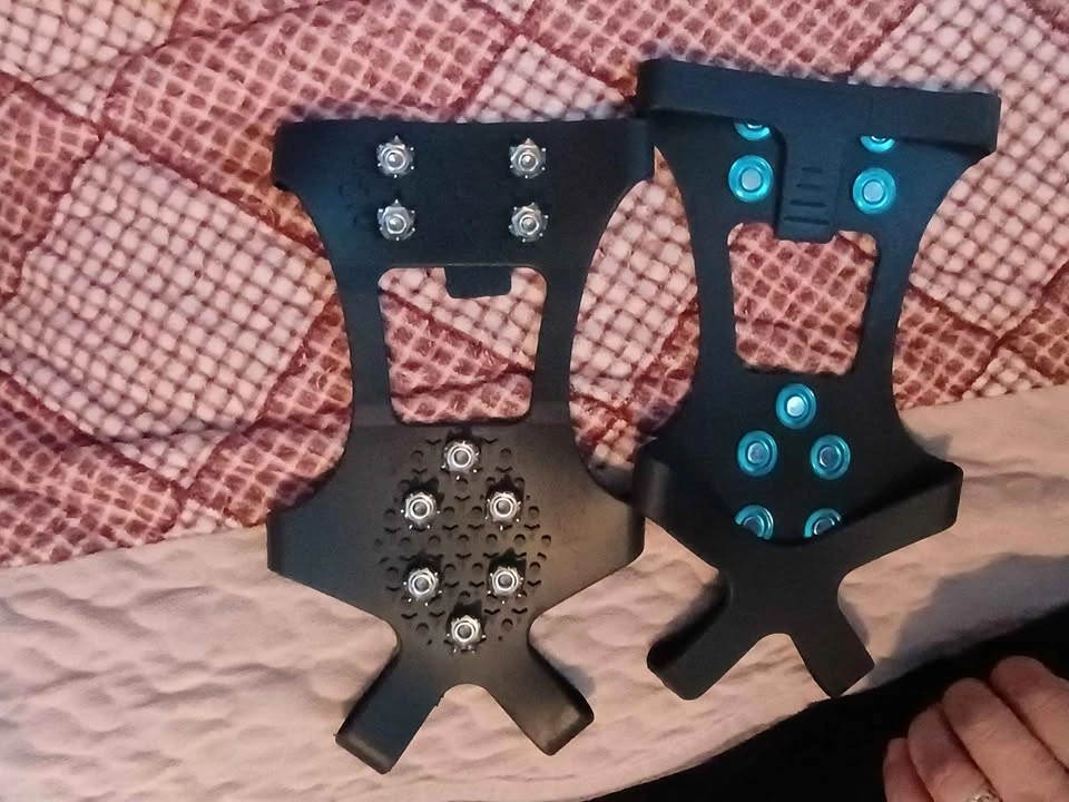 Crampons Ice Cleats Traction Snow Grips for Boots & Shoes - photo 5