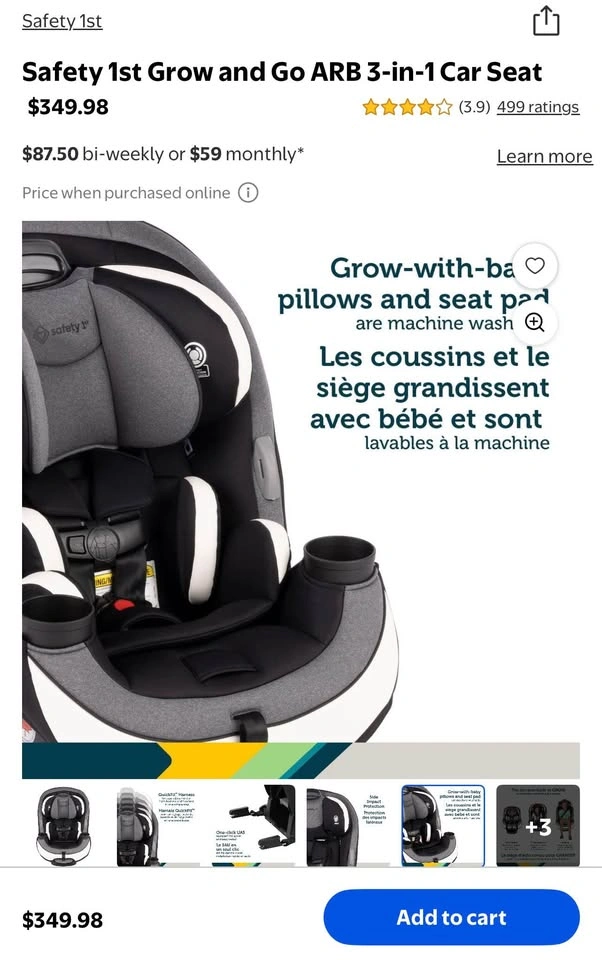Safety 1st Grow & Go All-in-One Convertible Car Seat - photo 2