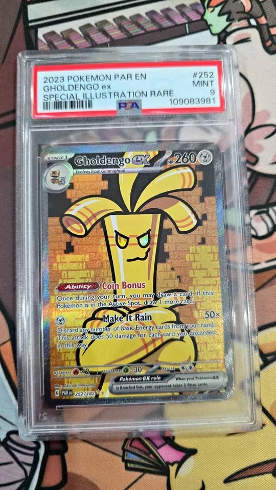 Gholdengo ex 252/182 Pokemon PSA 9