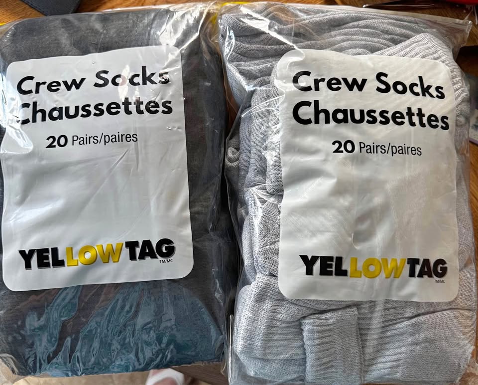 Men’s crew socks - Never worn - size 10-13