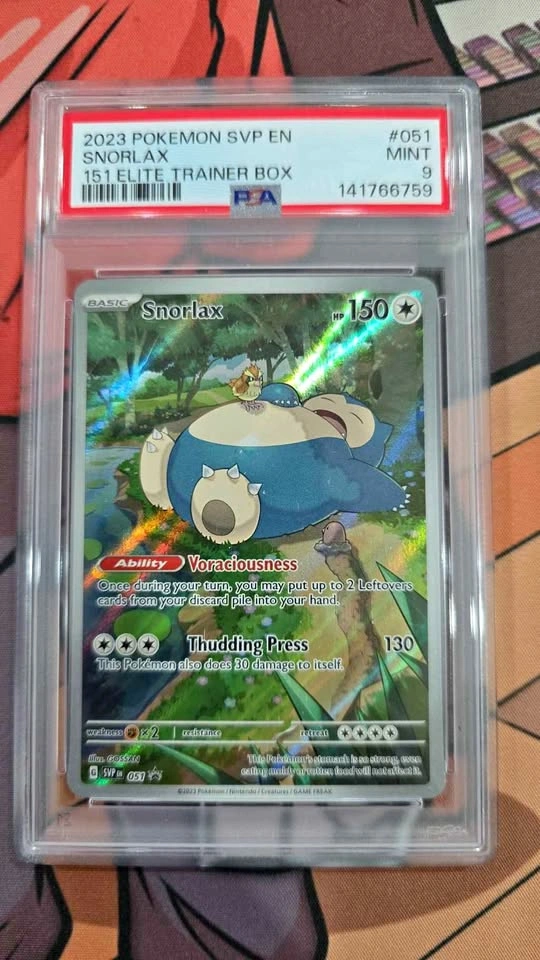 Snorlax Promo 051 Pokemon PSA Mint 9
