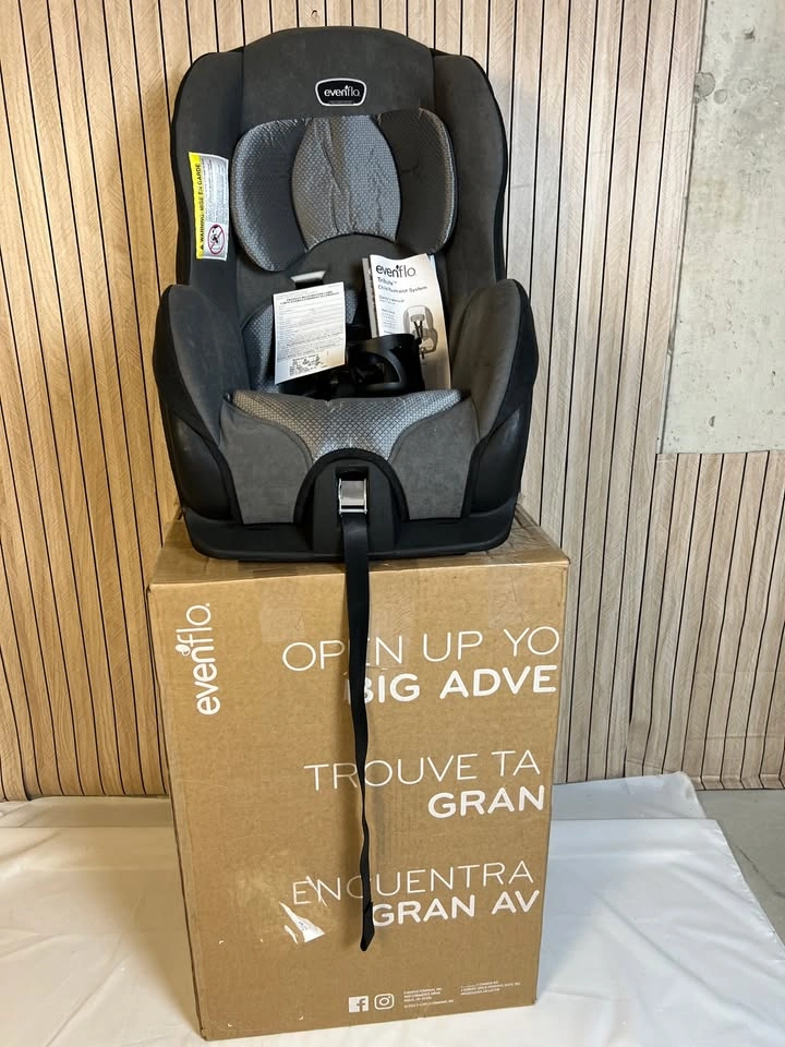 EVENFLO TRIBUTE LX CONVERTIBLE CAR SEAT - 40LBS CAP - GREY - photo 3