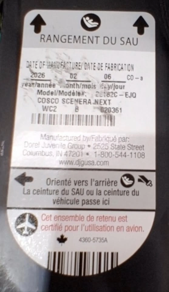 COSCO SCENERA NEXT CONVERTIBLE CAR SEAT - TRIANGLES - photo 3