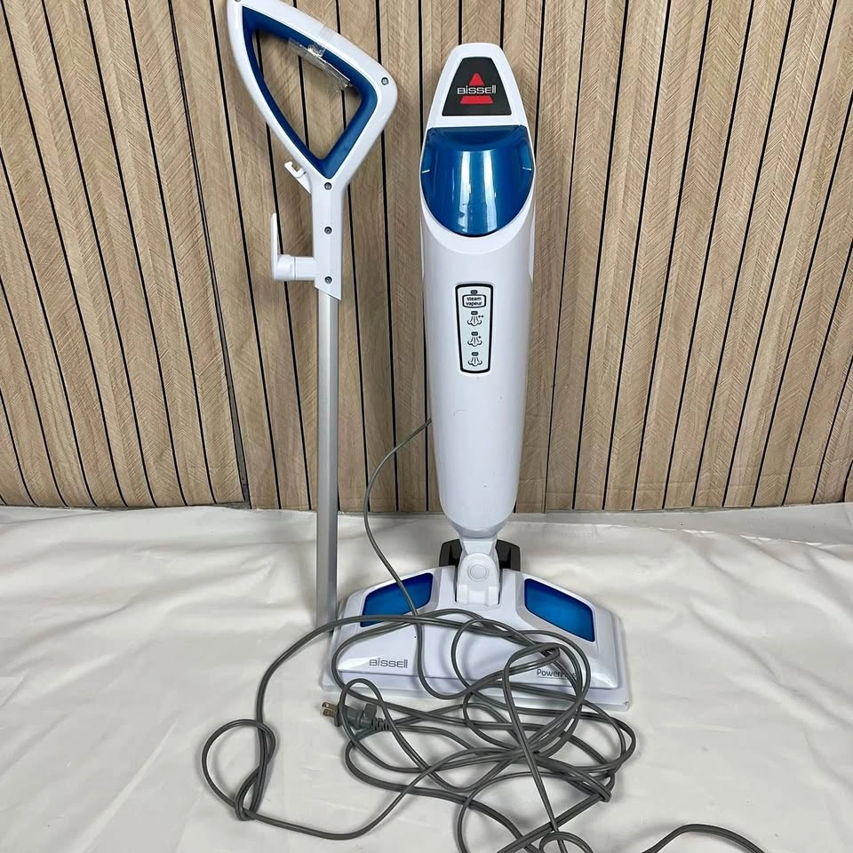 BISSELL POWERFRESH STEAM MOP - WHITE/BLUE (MODEL: 1940B)