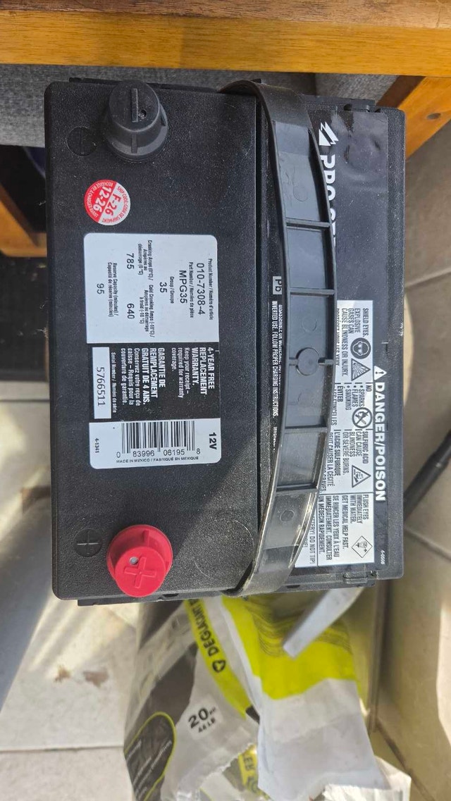 Brand new group 35 car battery oe+ pro series - photo 2