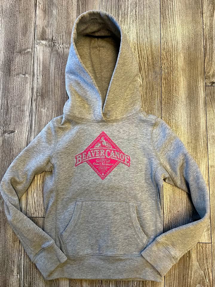 GIRLS’ SIZE SMALL (5/6) BEAVER CANOE HOODIE