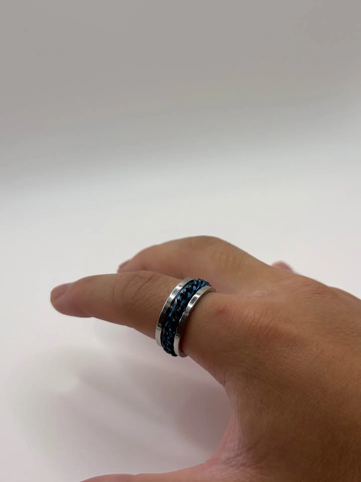 Silver multi Chain Ring - Size 8 - photo 2