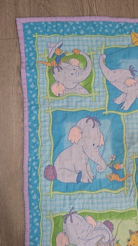Vintage Disney Winnie the Pooh Heffalump Baby Quilt - photo 4