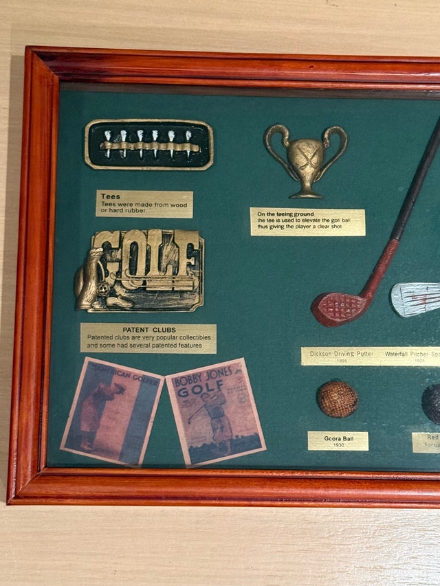 Golf Memorabilia Display Frame Shadow Box - photo 2