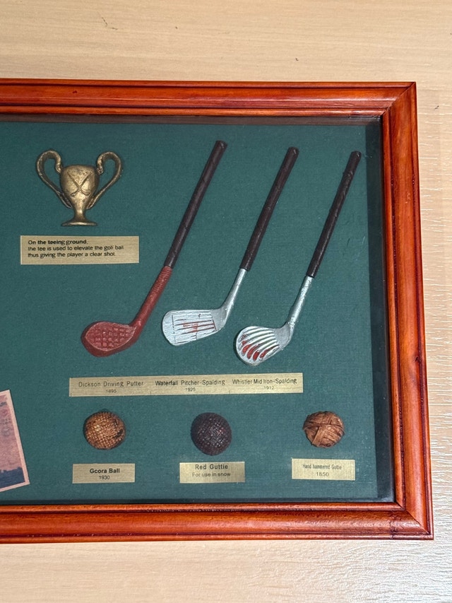 Golf Memorabilia Display Frame Shadow Box - photo 3