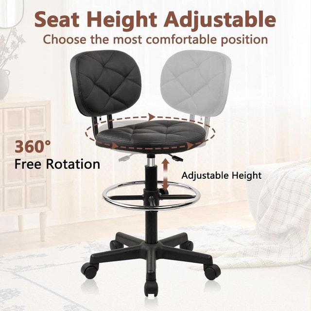 Ergonomic Adjustable Drafting Chair - photo 4