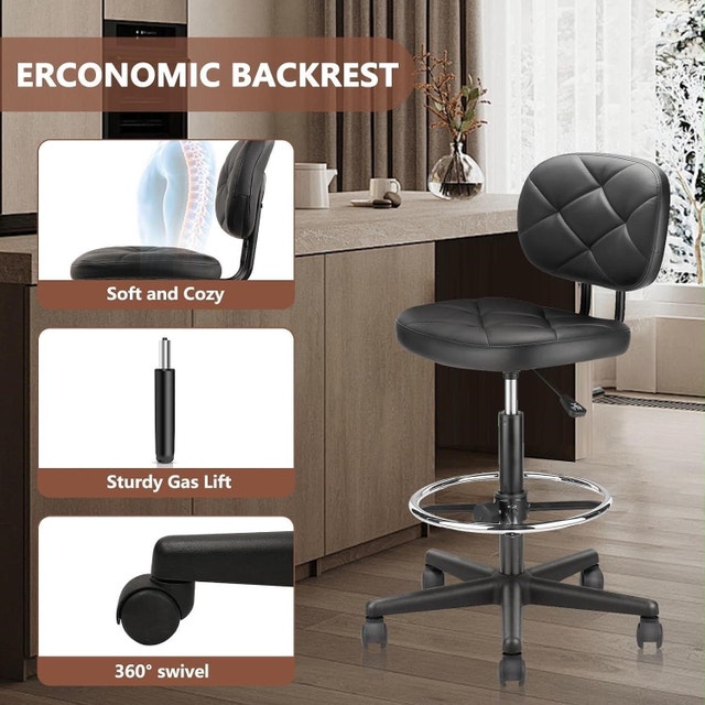 Ergonomic Adjustable Drafting Chair - photo 5