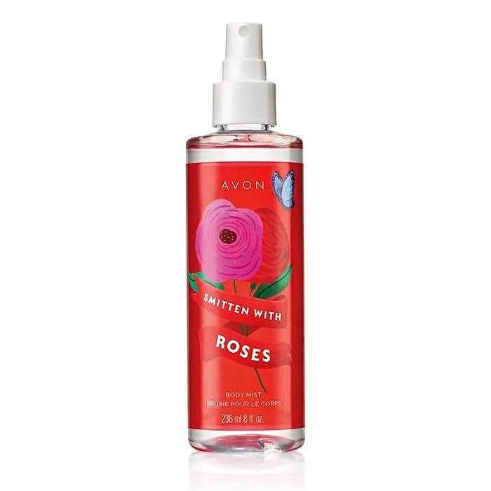 Avon smitten with roses body spray mist 8 fl oz thumbnail