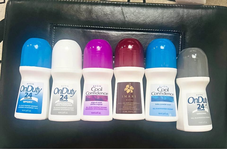 Avon bonus size 2.5 oz rollon deodorants 2 for $5