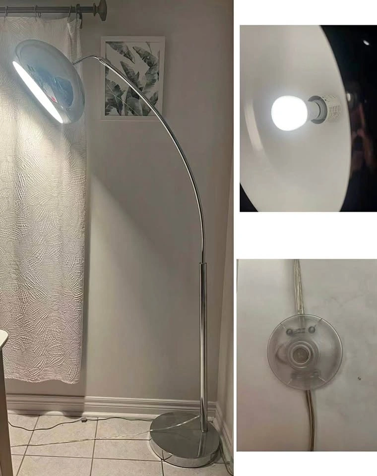 Chrome Arc Floor Lamp