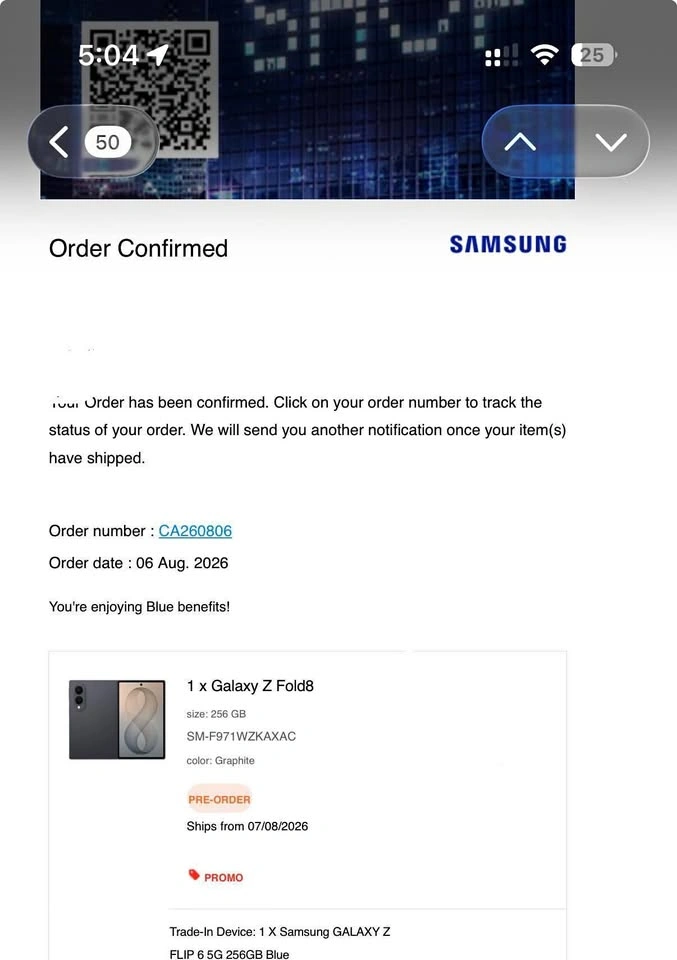 Samsung Galaxy Z Fold8