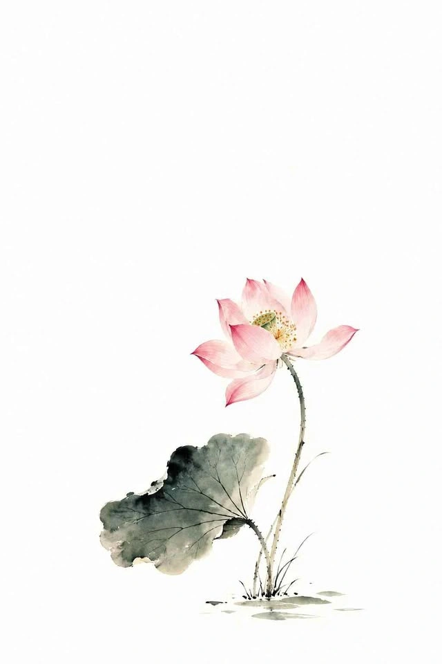 Chinese Flower-and-Bird Painting Print – 8×10 – Frame Included