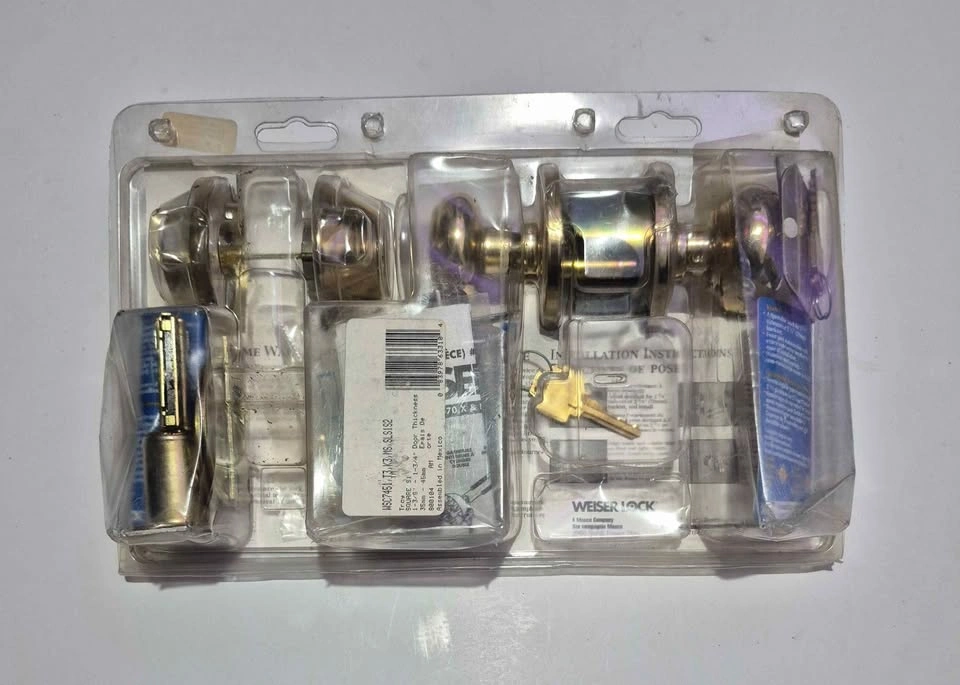 Weiser Lock Brilliance Security Set / Valu-Pak Brass - photo 2