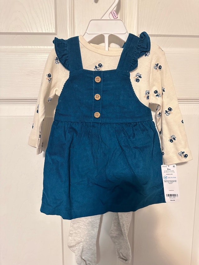 BRWT Carters 9mts Corduroy girl dress