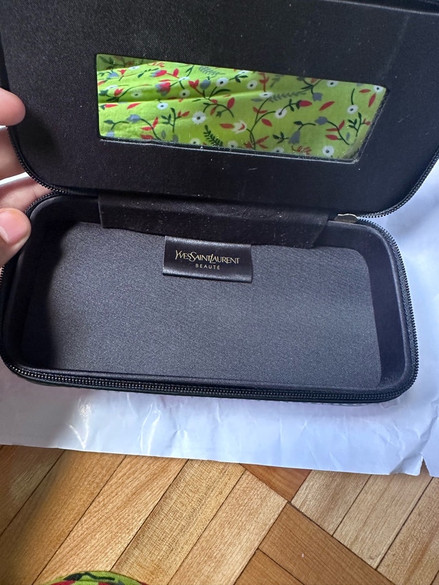 YSL Black Beauty Makeup & Brush Travel Case | Zip Organizer - photo 4