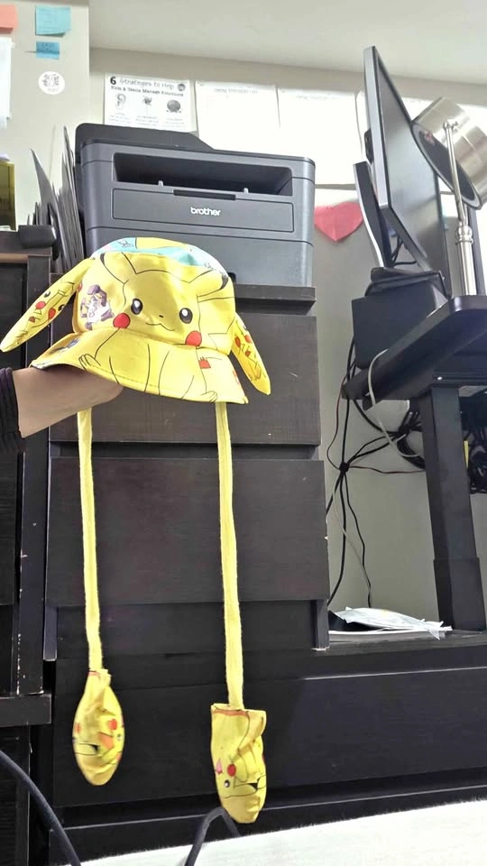 Pokémon Pikachu Bucket Hat with Moving Ears