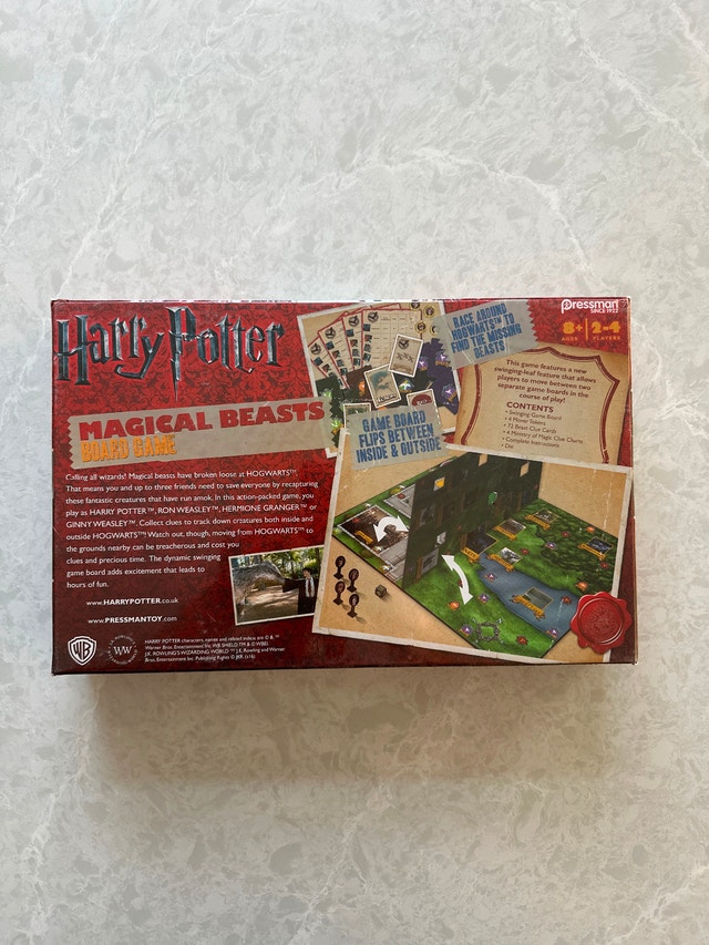 Pressman Harry Potter Magical Beasts Board Game - photo 2