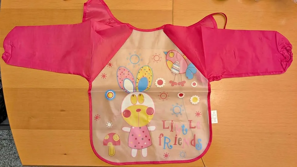 === NEW Kids Waterproof Long Sleeve Bib === thumbnail