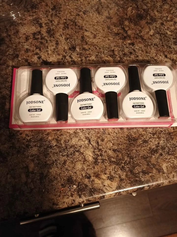 JODSONE Gel Nail Polish Set 6pcs UV Light Cure - photo 2