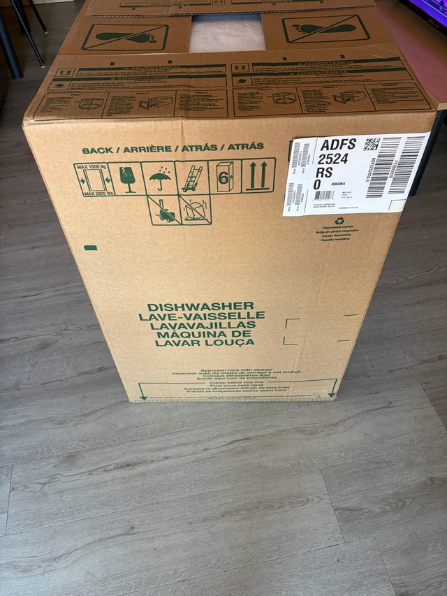 Brand New Amana Dishwasher – ADFS2524RS – Stainless Steel