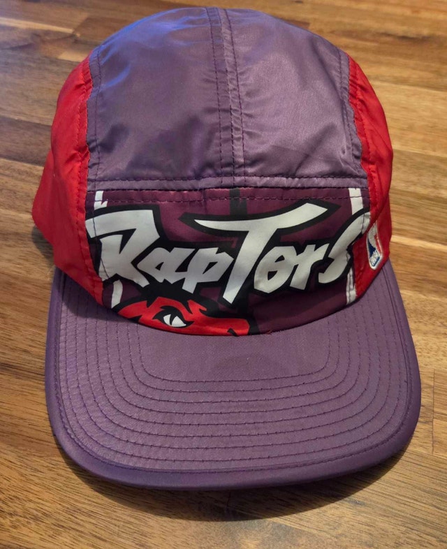 A classic Mitchell & Ness Raptors cap