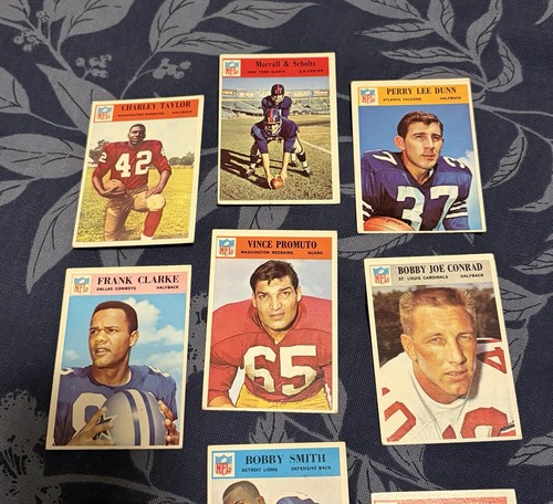 1966 NFL Philadelphia Football 10 Card Lot - photo 2
