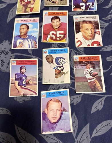 1966 NFL Philadelphia Football 10 Card Lot - photo 4