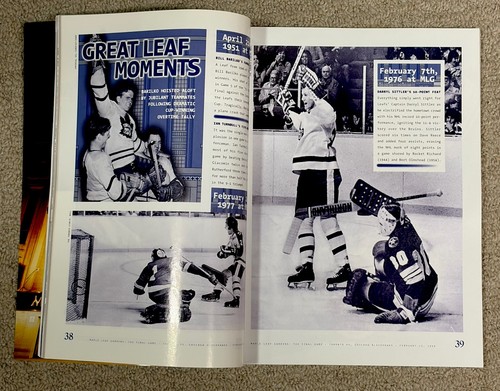 1999 Toronto Maple Leaf Gardens Final & First ACC Game Programs - photo 3