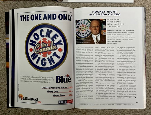 1999 Toronto Maple Leaf Gardens Final & First ACC Game Programs - photo 4