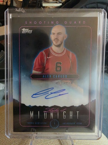 Topps Midnight 2023-24 Stroke of Midnight Auto Alex Caruso Bulls