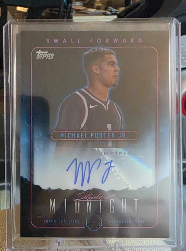 2023-24 Topps Midnight - Stroke of Midnight Autographs Michael P
