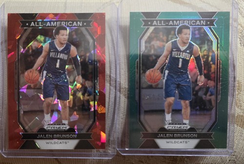 2024-25 Panini Prizm Draft Picks Jalen Brunson 2 Card Lot